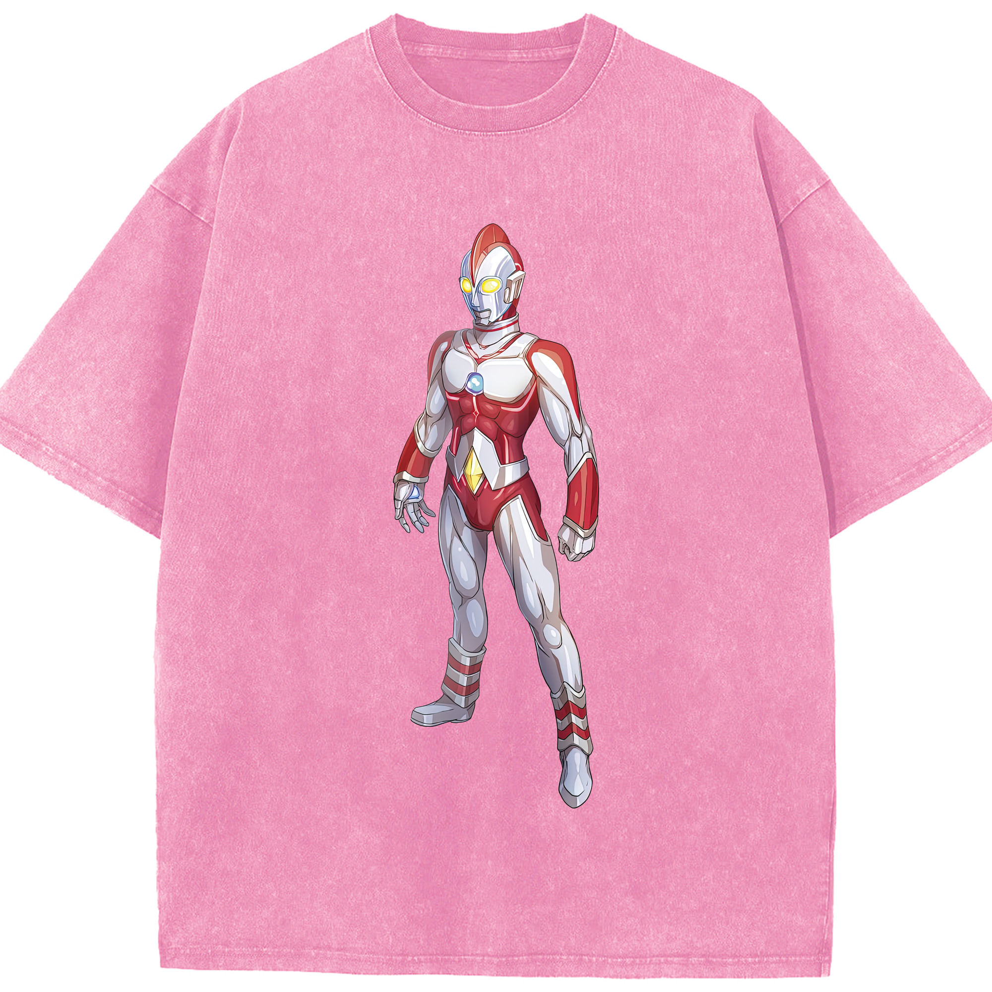 （画像用） ウルトラマン Ultraman 綿100% ヴィンテージ風 半袖Tシャツ（フロントプリント）